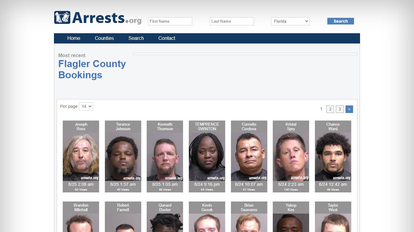 Flagler County Arrests and Inmate Search